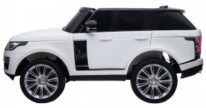 Masinuta electrica Premier Range Rover Vogue HSE, 12V, 2 locuri, roti cauciuc EVA, scaun piele ecologica, alb [4]
