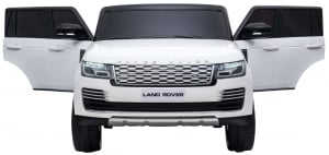 Masinuta electrica Premier Range Rover Vogue HSE, 12V, 2 locuri, roti cauciuc EVA, scaun piele ecologica, alb [9]