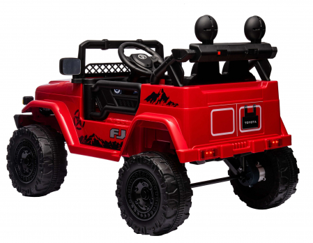 Masinuta electrica Premier Toyota FJ Cruiser, 12V, roti cauciuc EVA, scaun piele ecologica, rosu [5]