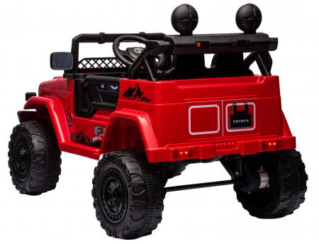 Masinuta electrica Premier Toyota FJ Cruiser, 12V, roti cauciuc EVA, scaun piele ecologica, rosu [6]