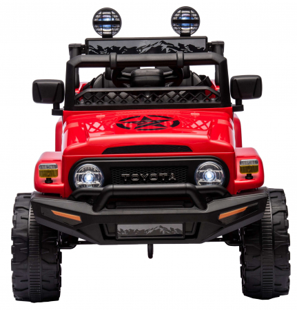 Masinuta electrica Premier Toyota FJ Cruiser, 12V, roti cauciuc EVA, scaun piele ecologica, rosu [3]