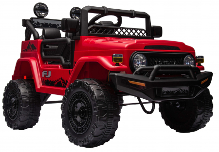 Masinuta electrica Premier Toyota FJ Cruiser, 12V, roti cauciuc EVA, scaun piele ecologica, rosu [13]