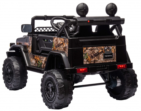 Masinuta electrica Premier Toyota FJ Cruiser, 12V, roti cauciuc EVA, scaun piele ecologica, negru (Forest) [5]