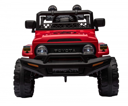 Masinuta electrica Premier Toyota FJ Cruiser, 12V, roti cauciuc EVA, scaun piele ecologica, rosu [14]