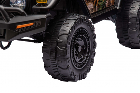 Masinuta electrica Premier Toyota FJ Cruiser, 12V, roti cauciuc EVA, scaun piele ecologica, negru (Forest) [15]