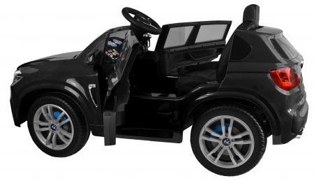 Masinuta electrica SUV Premier BMW X5M, 12V, roti cauciuc EVA, scaun piele ecologica, negru [14]