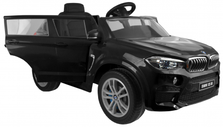 Masinuta electrica SUV Premier BMW X5M, 12V, roti cauciuc EVA, scaun piele ecologica, negru [10]