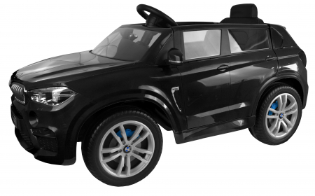 Masinuta electrica SUV Premier BMW X5M, 12V, roti cauciuc EVA, scaun piele ecologica, negru [4]