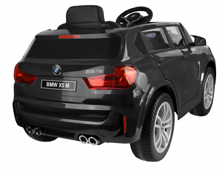 Masinuta electrica SUV Premier BMW X5M, 12V, roti cauciuc EVA, scaun piele ecologica, negru [7]
