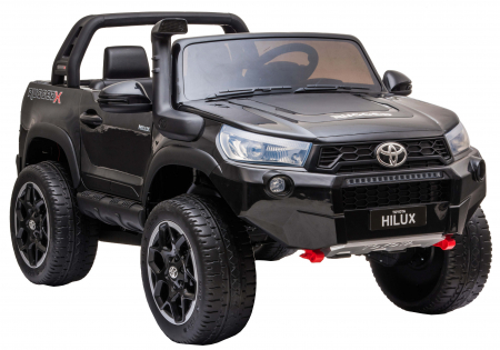 Masinuta electrica SUV Premier Toyota Hilux, 12V, 4x4, roti cauciuc EVA, scaun piele ecologica, negru [5]