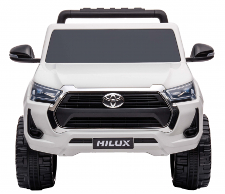 Masinuta electrica SUV Premier Toyota Hilux, 12V, 4x4, roti cauciuc EVA, scaun piele ecologica, alb [1]
