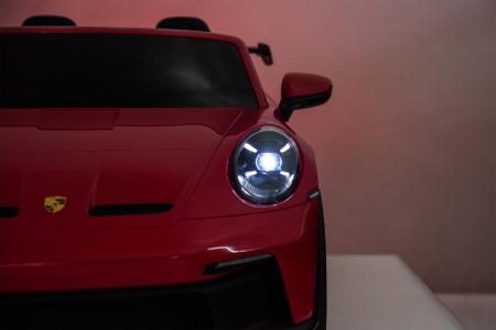 Masinuta electrica 4x4 Premier Porsche 911 GT3, 12V, 2 copii, roti cauciuc EVA, scaun piele ecologica, rosu [38]