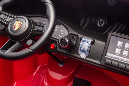 Masinuta electrica 4x4 Premier Porsche 911 GT3, 12V, 2 copii, roti cauciuc EVA, scaun piele ecologica, rosu [23]