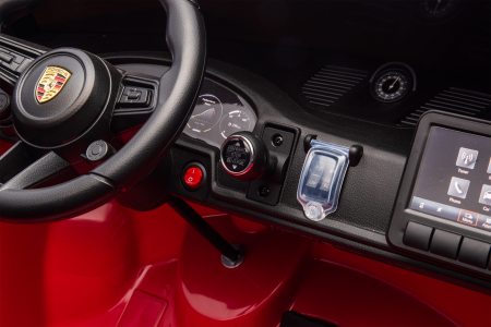 Masinuta electrica 4x4 Premier Porsche 911 GT3, 12V, 2 copii, roti cauciuc EVA, scaun piele ecologica, rosu [24]