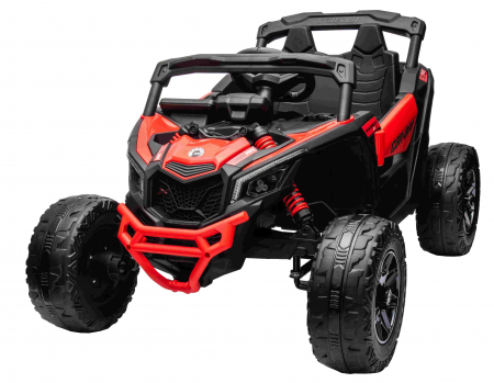 Masinuta UTV electric Premier 4x4 Can-Am Maverick Turbo, 1 loc, 24V, roti cauciuc EVA, scaun piele ecologica, rosu [13]
