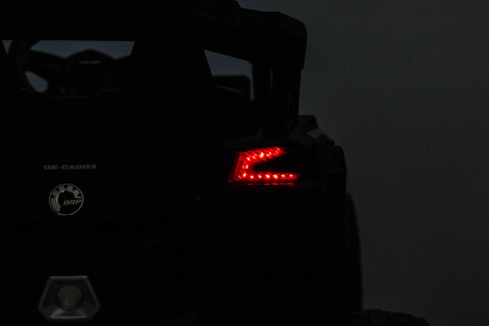 Masinuta UTV electric Premier 4x4 Can-Am Maverick Turbo, 1 loc, 24V, roti cauciuc EVA, scaun piele ecologica, rosu [19]