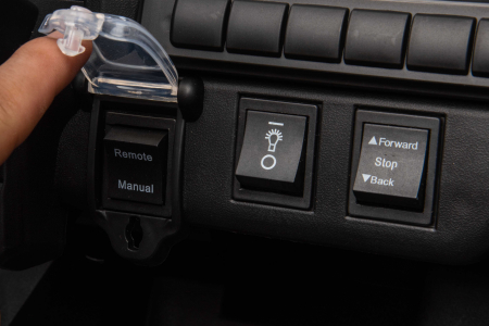 Masinuta UTV electric Premier 4x4 Can-Am Maverick Turbo, 1 loc, 24V, roti cauciuc EVA, scaun piele ecologica, albastru [18]