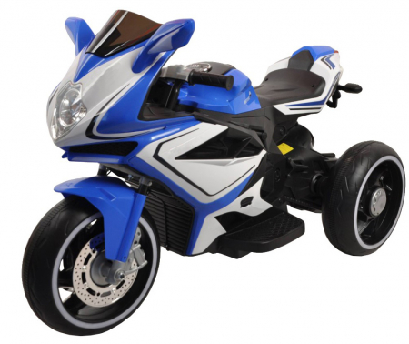 Motociclete electrice - Motocicleta electrica copii cu 3 roti Premier Stroke, 12V, albastru
