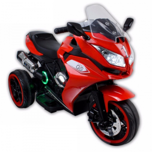 Motocicleta electrica cu 3 roti Premier Sport, 6V, 2 motoare, MP3, rosu [0]