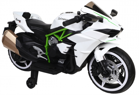 Motocicleta electrica Premier Hawk, 12V, MP3, alba [1]