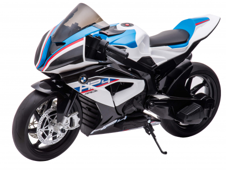 Motocicleta electrica Premier BMW HP4 Race, roti cauciuc EVA, alba [24]