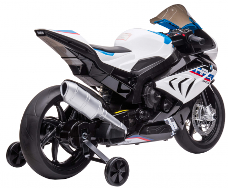 Motocicleta electrica Premier BMW HP4 Race, roti cauciuc EVA, alba [7]