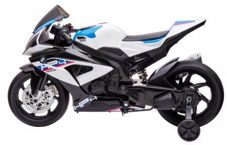 Motocicleta electrica Premier BMW HP4 Race, roti cauciuc EVA, alba [4]