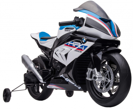 Motocicleta electrica Premier BMW HP4 Race, roti cauciuc EVA, alba [10]