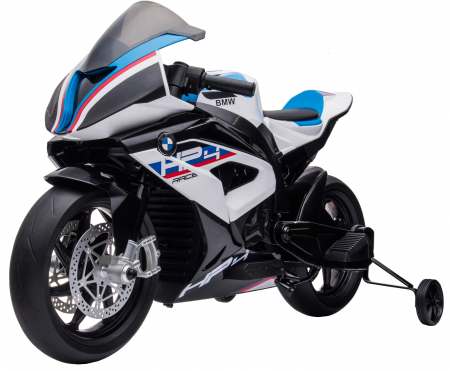 Motocicleta electrica Premier BMW HP4 Race, roti cauciuc EVA, alba [13]