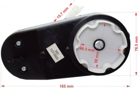 Motor actionare volan prin telecomanda 12V model RS390, 5500rpm [5]