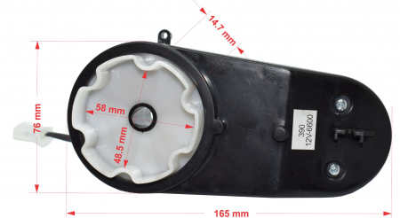Motor actionare volan prin telecomanda 12V model RS390, 6600rpm [4]