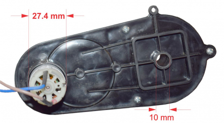 Motor actionare volan prin telecomanda 12V model RS390, 6600rpm [5]