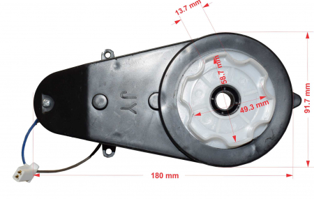 Motor actionare volan prin telecomanda 24V, model JY pentru Can-Am Maverick [2]