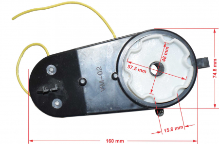 Motor actionare volan prin telecomanda 6V, model YM-02 [3]