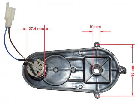 Motor actionare volan prin telecomanda 12V, model WEI XU [4]
