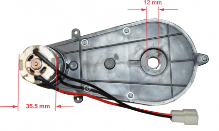 Motor roata cu angrenaj 12V model FY-3, 10000rpm [3]