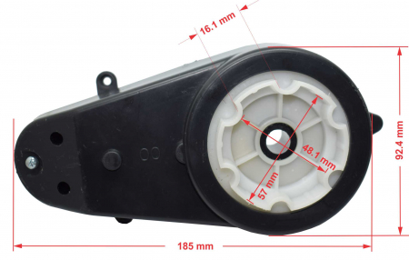 Motor roata cu angrenaj 12V, model OO, 12000rpm [5]