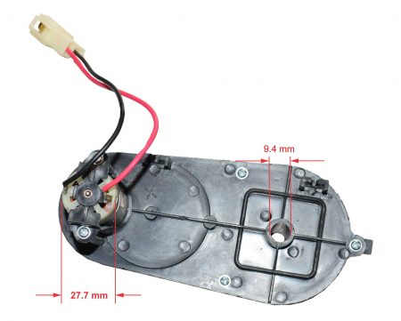 Motor roata cu angrenaj 12V, model X, 3500rpm [6]