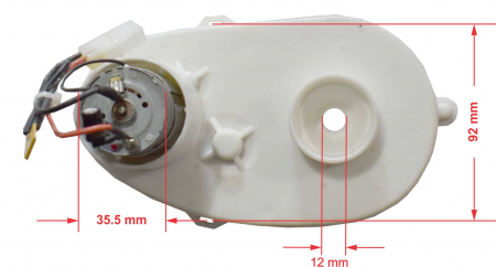 Motor roata cu angrenaj 12V pentru masinute Rastar [4]