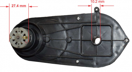 Motor roata cu angrenaj 6V, model YM-01, 9000rpm [6]