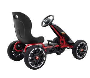 Kart Abarth negru cu pedale pentru copii [4]