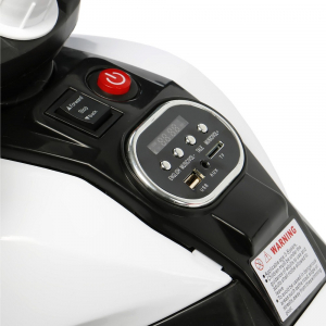 Motocicleta electrica cu 3 roti Premier HP2, 6V, 2 motoare, MP3, negru [5]