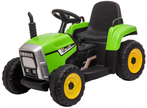 Tractor electric cu remorca Premier Farm, 12V, roti cauciuc EVA, verde [40]