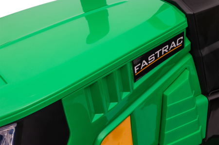 Tractor electric Premier Hercules, 12V, roti cauciuc EVA, verde [4]