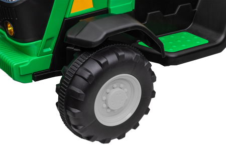 Tractor electric Premier Hercules, 12V, roti cauciuc EVA, verde [19]
