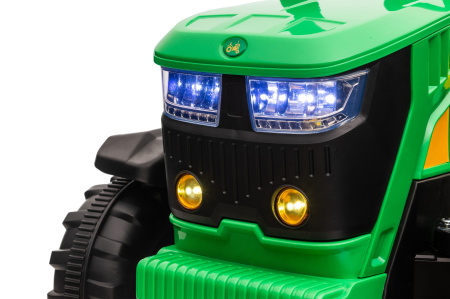 Tractor electric Premier Hercules, 12V, roti cauciuc EVA, verde [14]