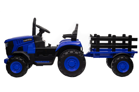 Tractor electric Premier Hercules, 12V, roti cauciuc EVA, albastru [3]