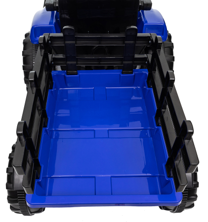 Tractor electric Premier Hercules, 12V, roti cauciuc EVA, albastru [18]