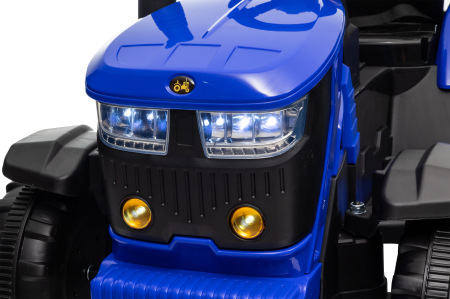 Tractor electric Premier Hercules, 12V, roti cauciuc EVA, albastru [19]