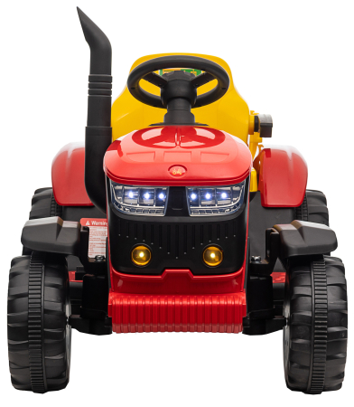 Tractor electric Premier Hercules, 12V, roti cauciuc EVA, rosu [18]